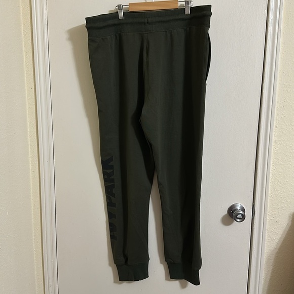 NWT Ivy Park Olive Green Cuffed Stretchy Sweatpants Joggers XL - Picture 4 of 6
